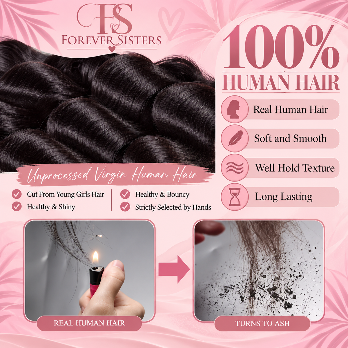 100% VIRGIN Body Wave Bundles