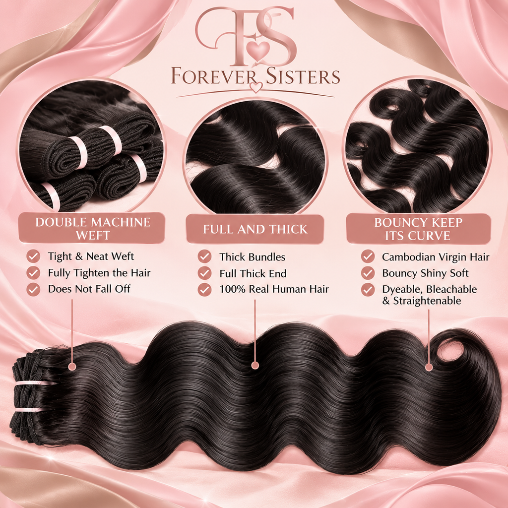 100% VIRGIN Body Wave Bundles